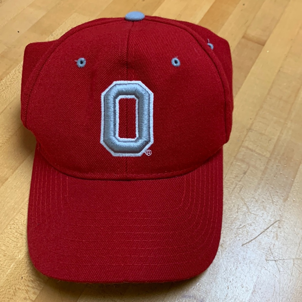 Red Block O Ohio State OSU baseball cap size 7 1/8 Zephyr
